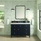 James Martin Vanities 48'' Single Vanity, Black Onyx w/ 3 CM Carrara White Marble Top 424-V48-BKO-3CAR - alternate 4